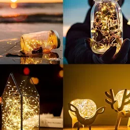 SPARK WORLD Transparent Rice-Shaped String Lights image 2