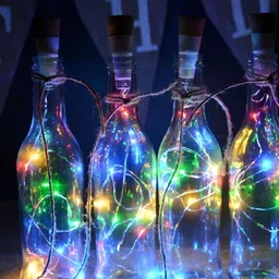 SPARK WORLD Pink & Blue LED String Lights image 5