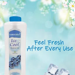 COROnation Herbal Set Of 3 Ice & Cool Refreshing Deodorant Talc Powders - 300g Each image 2