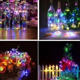 SPARK WORLD Pink & Blue LED String Lights image 3