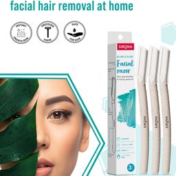 Sirona Post Shave Gel with Blink & Glow Face Razor - Pack of 3 image 5