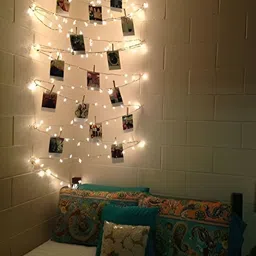 SPARK WORLD White Photo Clip String Lights image 3