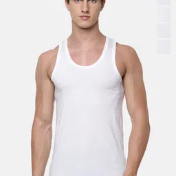 Ramraj Pack Of 5 Cotton Rich Sleeveless Innerwear Vests SukraRNPlus5P-picture-54