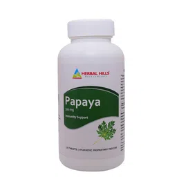 Herbal Hills Carica Papaya tablets - Immunity booster 500mg, 120 tablet (Pack of 5)-image-78