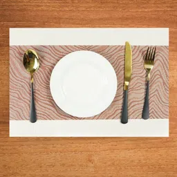 UniKart Brown 6 Pieces Printed Table Placemats-15
