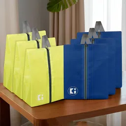Kuber Industries Pack Of 6 Zipper Travel Shoe Bags-43