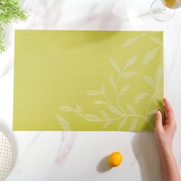 UniKart Green 8 Pieces Floral Printed Table Placemats-image-61
