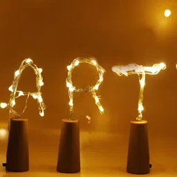 SPARK WORLD Yellow LED String Lights-34