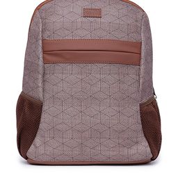 ZOUK Men Printed Vegan Leather Backpack-56