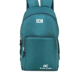 Dezire Crafts Sea Green Solid Multipurpose Backpack-image-90