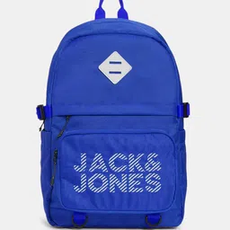 Jack & Jones Men Brand Logo Printed Backpack-32