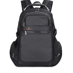 THE CLOWNFISH Adults Charcoal Water Resistant Backpack-53