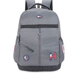 Tommy Hilfiger Unisex Grey & Pink Backpack-image-7