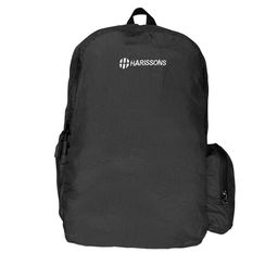 Harissons Unisex Black & White Backpack-8