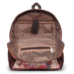 ZOUK Women Printed Vegan Leather Laptop Backpack image 5