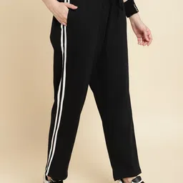 UnaOne Women Cotton Terry Mid-Rise Training Track Pant-image-29