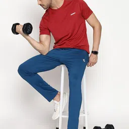 van heusen innerwear Van Heusen Men Performance Solid Swift Dry 4 Way Stretch Trackpants image 5