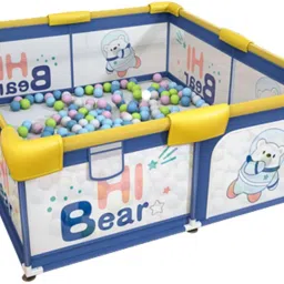 Baby playpen kids play area Activity safety Mesh playard with Balls (120*180cm)-image-32