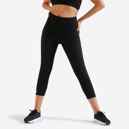 domyos Women Gym leggings Cropped Black-picture-8