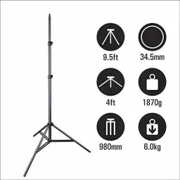 WON Studio Photo_51 33 Umbrella Light Setup with B-Bracket and Stand (Pack of 3) Tripod Kit image 4