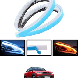 Universal Waterproof Yellow/White Fancy Design Audi Strip Light For Car-40 Car Fancy Lights-image-72