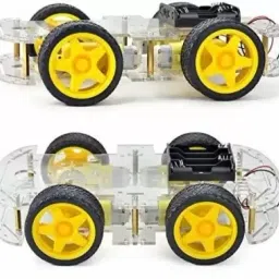 tayal 4 Wheel Drive Smart Robot Bot Combo DIY Kit with Chassis, Bo Motor, Wheels Electronic Components Electronic Hobby Kit image 4