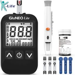 Gluneolite Fully Automatic Blood Glucose Check Sugar Testing Machine 100 Strips Glucometer-image-80