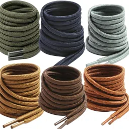 XERUS shoe lace Round Grey navy black brown 120cm 3pair Boot Hiking Sports Shoe Lace-image-23
