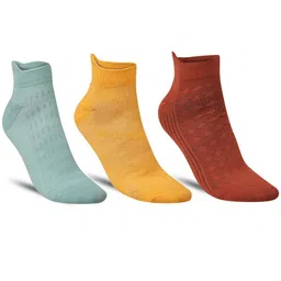 Dollar Socks Men Pack Of 3 Patterned Ankle-Length Socks-28