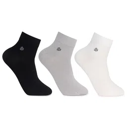Bonjour Pack of 3 Assorted Ankle-Length Socks-12