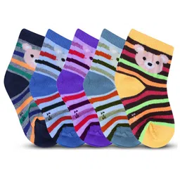 Dollar Socks Kids Pack Of 5 Assorted Ankle-Length Socks-14