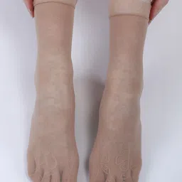N2S NEXT2SKIN Women Pack Of 3 Sheer Patterned Ankle-Length Socks-37