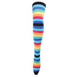 Bonjour Women Striped Above Knee Length Socks-picture-20