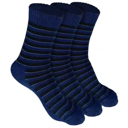 Heelium Pack of 3 Odour-Free Breathable Bamboo Crew Length Socks-20