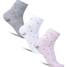 Dollar Socks Pack Of 3 Patterned Ankle Length Socks-image-20