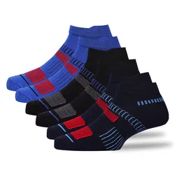 RC. ROYAL CLASS Men Pack Of 3 Patterned Bamboo Ankle Length Socks-image-61