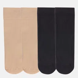 N2S NEXT2SKIN Pack Of 4 Transparent Ankle-Length Socks-51