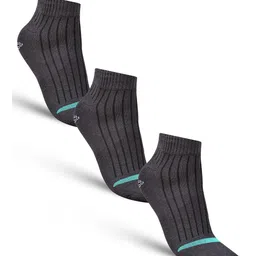 Dollar Socks Men Pack Of 3 Striped Pure Cotton Ankle-Length Socks-picture-33
