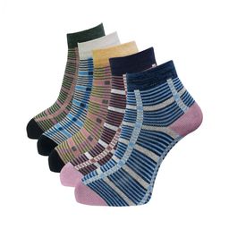 Dollar Socks Women Pack Of 5 Assorted Cotton Ankle-Length Socks-image-7