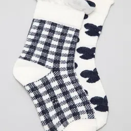 J Style Kids Pack of 2 Patterned Above Ankle Length Socks-image-95