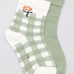 J Style Kids Pack of 2 Patterned Above Ankle Length Socks-image-96