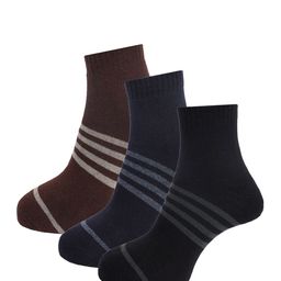 Dollar Socks Men Pack Of 3 Assorted Above Ankle-Length Cotton Socks-15