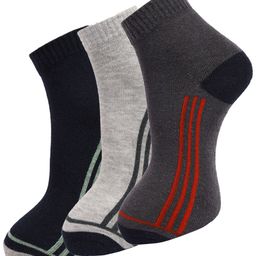 Dollar Socks Men Pack of 3 Assorted Ankle Length Cotton Length Socks-image-27