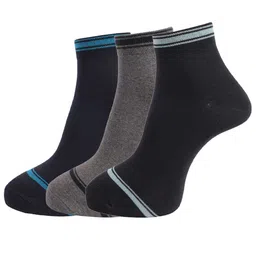 Dollar Socks Men Pack of 3 Assorted Cotton Ankle-Length Socks-52