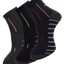 Dollar Socks Men Pack of 3 Assorted Ankle Length Socks-image-79