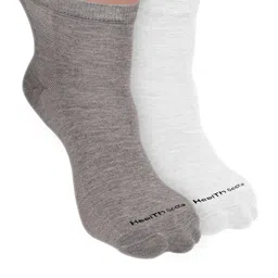 FOOTPRINTS Unisex Pack Of 2 Patterned Organic Cotton Ankle Length Socks-10