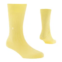 SockSoho Men Assorted Combed Cotton Calf-Length Socks-8
