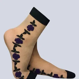 COLOR STYLE Women Patterned Above Ankle-Length Socks-11