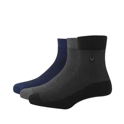 Allen Solly Men Pack Of 3 Solid Above Ankle-Length Socks-image-58