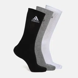 ADIDAS Men Pack of 3 Grey & Black Socks-14